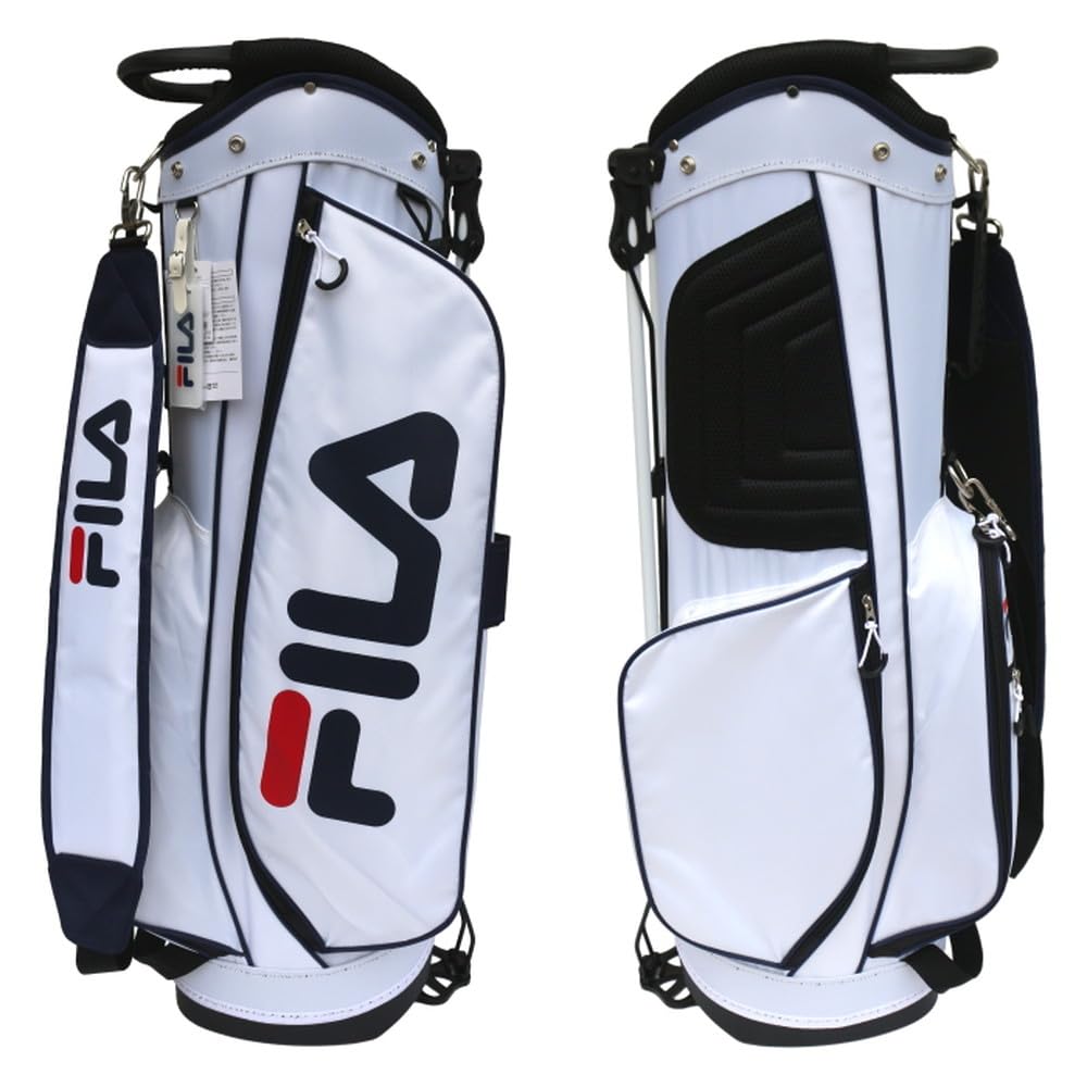 【未使用】FILA フィラ ゴルフ スタンド キャディバッグ 8.5型 ホワイト Amazon | FILA フィラ ゴルフ スタンド キャディバッグ 8.5型
